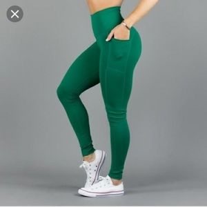 Buffbunny green leggings medium